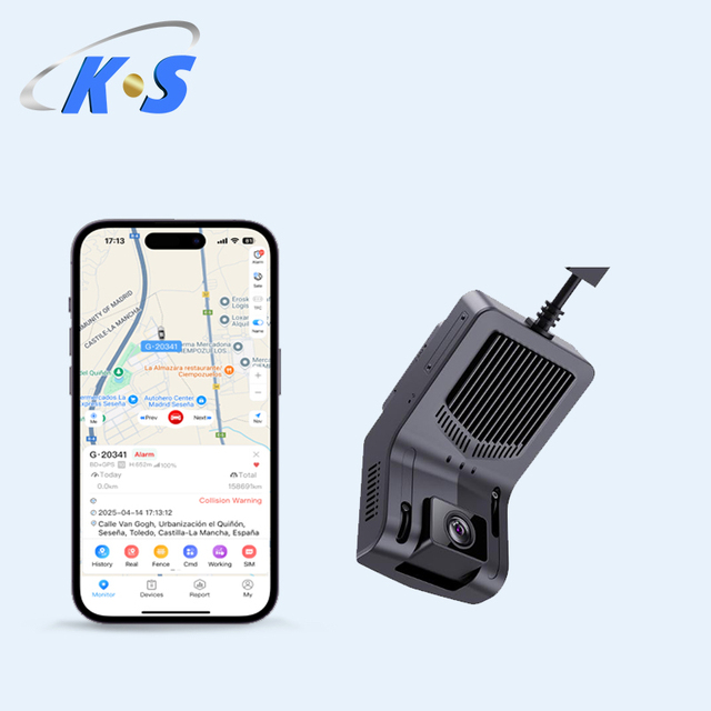 4G High-definition 1080P Front and Rear Dual-camera Dashcam Supports Remote Video Monitoring and GPS Positioning