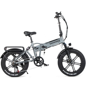 Vente en gros alliage d'aluminium 750 watt Batterie au lithium vélo électrique pliable pour homme adulte à gros pneus - Product Image 5