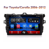 Radio Estéreo para coche, reproductor Multimedia con Android, 9 pulgadas, 2 Din, DVD, altavoces, para Toyota Corolla E140/150, 2007, 2008, 2009, 2010, 2011, 2012, 2013