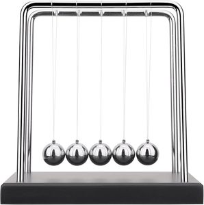 <span class=keywords><strong>Newton</strong></span>'s Cradle Balance Balls Novel Science Physics Gadget per l'home Office cinetic Motion Toy decorazione Desktop Newtoy per bambini - Product Image 2