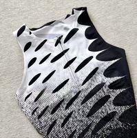 Nouveau design Justaucorps de gymnastique rythmique imprimé, Tenue de danse, Justaucorps de gymnastique, Combinaison de patinage à roulettes, Vêtements de course