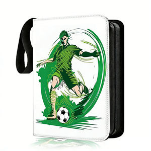 Shenglu Factory Groothandel Europese Voetbalsterren Kaartenmapjes Game PU 9-Vakjes Sport Gegradeerde Ruilkaarten Albums Kaartenmap - Product Image 1