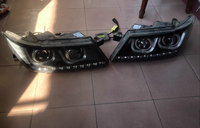 Phares LED pour Journey, modèles 2009-2019, 6000K, conception à double lentille, source lumineuse modifiée, kit carrosserie pare-chocs