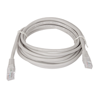 Kabel LAN RJ45 VCOM Network 10ft hingga 100ft 24AWG 0.5 CCA Tembaga Tanpa Pelindung Cat 5e Kabel Patch Langsung dari Pabrik