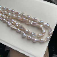 Perles d'eau douce naturelles, perles baroques, collier de perles d'eau douce, brins de perles, perles baroques d'eau douce, perle baroque naturelle
