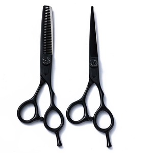 Professional Hairdressing Scissors Set Flat Shears <b>Thinning</b> Shears Stainless Steel Long Handle Haircut Tools - Product Image 1