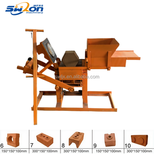 Hot bán Nigeria tùy chỉnh khuôn mẫu, hoàn hảo để làm cho kích cỡ khác nhau <span class=keywords><strong>v</strong></span>à hình dạng của nhãn hiệu đất sét gạch Máy làm - Product Image 1