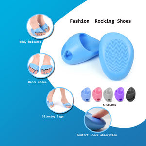 Pantoufles de massage pour perte de poids pour femmes Sandales à secouer Semelle épaisse Post-partum Slim Leg Shake Shoes for Yoga Sports - Product Image 4