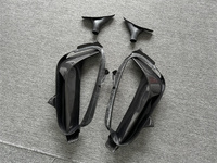 Ventilasi samping serat karbon kering untuk Ferrari SF90 ventilasi udara pengganti serat karbon kering untuk SF90 bagian mobil ventilasi Fender sisi