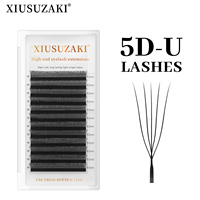 XIUSUZAKI Volume Cils Méga Volume Cilios 0,07 mm Cils Croisés Fleurs Parallèles Forme U YY 3D 4D 5D Extension de Cils Cils U