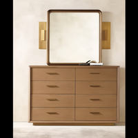Nouvelle commode en bois massif de chêne pour chambre à coucher, meuble de chambre en bois