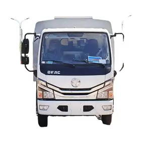 יצרן DONGFENG קפטן 4x2 RHD 120HP 5000L כביש ניקוי משאית רחוב שואב אבק מטאטא-מכונת כביסה רכב