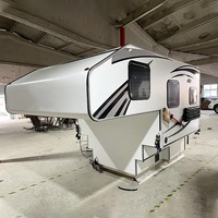 Topper de mini remorque de camping-car à toit rigide personnalisé pour camion Toyota Tacoma pour randonnée et camping-car