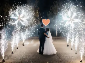 Tongxin control remoto inalámbrico felicidad Sistema de disparo de fuegos artificiales para boda