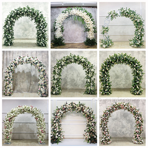 Fiore decorativo Forniture Arco a Tutto Sesto Della Fase Cornice Floreale Giardino Sfondo Soffitto Ingresso di Nozze Luna Cancello - Product Image 3