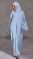 Pakistan Vente en gros Dentelle Vêtements Dubaï Maxi Allium Khimar Kuwii Burqa Islamique Musulman Vêtements Abaya Femmes Robe Musulmane Robe