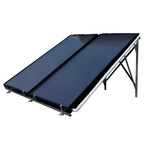 Sistema Compacto de Calentador de Agua Solar de 2 Metros Cuadrados, Colector Solar Térmico de Placa Plana con Absorbente de Cromo Negro - Product Image 1