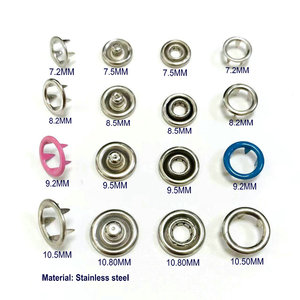 Großhandel 4-teilige Edelstahl-Verschlüsse Botones 15MM Metall ALFA Druckknöpfe für Jacken und Mäntel - Product Image 2