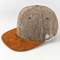 Gorras de Béisbol Personalizadas al por Mayor de 6 Paneles de Cáñamo y Algodón con Logotipo de Goma en Relieve, Gorras Deportivas con Cierre a Presión