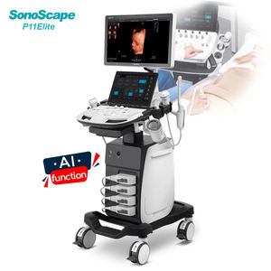 Sonoscape P11Elite <span class=keywords><strong>4D</strong></span>/5D Trolley Machine à ultrasons Doppler couleur avec sonde convexe électrique pour veines bébé abdomen - Product Image 1