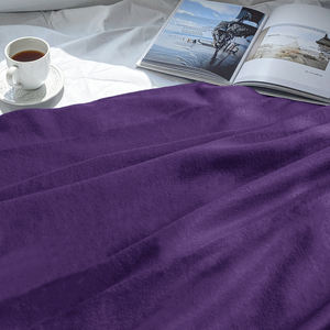 Couverture <span class=keywords><strong>polaire</strong></span> double face personnalisée avec logo de marque, légère et douce à poils courts, pour les détaillants et les fournisseurs de cadeaux, les chaînes de magasins - Product Image 5