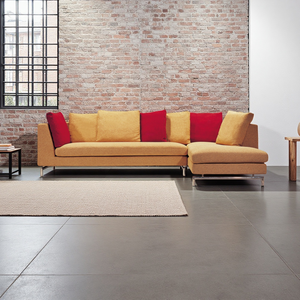 Sofá de esquina de diseño Simple moderno de gran oferta con sofá en forma de L sólido para muebles de sala de estar - Product Image 3