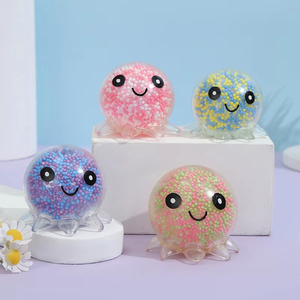 Jouet Squishy Pieuvre Doux à Remontée Lente Anti-Stress Sensoriel pour Enfants Filles et Bureau - Product Image 1