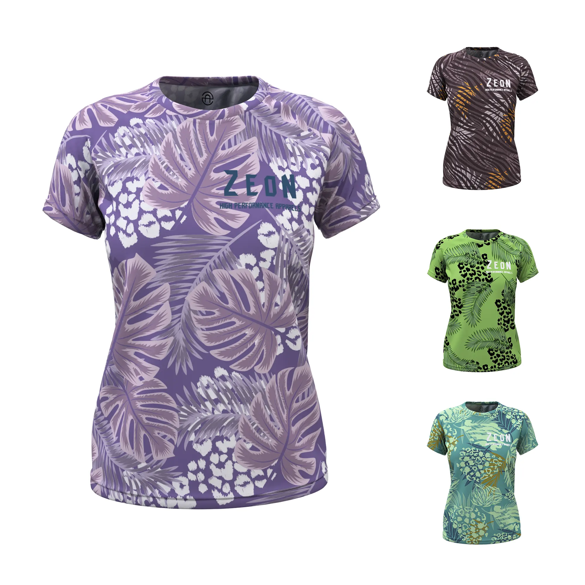 New arrival women's running shirts custom make sublimated ladies Quick dry T shirts