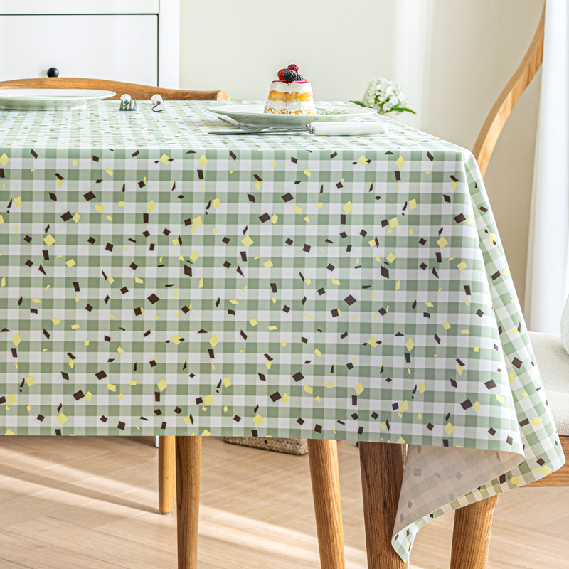 Glittery Squares - Fruit Green
