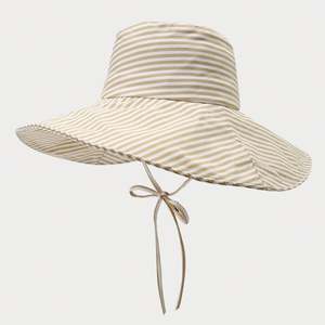 Sombrero de Pescador de Ala Ancha con Estampado de Serigrafía Personalizado, Estilo a Rayas, para Viajes al Aire Libre, Protección Solar para Mujer, Moda de Verano - Product Image 6