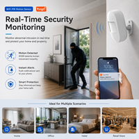 Sensor de Movimiento para el Cuidado de Personas Mayores con Alertas WiFi, Detector PIR Inalámbrico para Habitación de Bebés o Monitoreo de Personas Mayores, Hogar Inteligente Interior