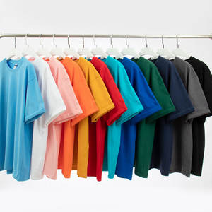 T-shirt surdimensionné 100 coton avec logo personnalisé t-shirt brodé uni de haute qualité t-shirt de boxe lourd - Product Image 4