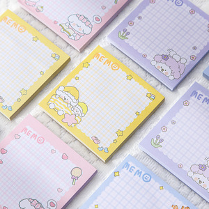 Blocs-notes adhésifs coréens Ins Big Ear Dog, style japonais, esthétiques, pour journalisation - Product Image 1