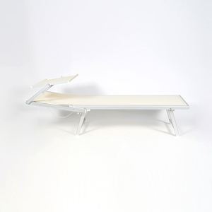 Chaises longues de jardin modernes en aluminium léger, pliables, pour la plage, le jardin, le bord de la piscine - Product Image 3