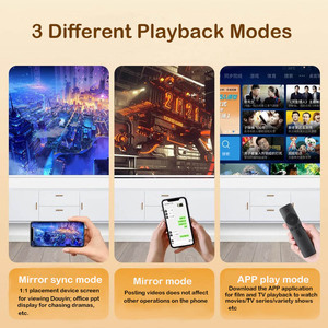 3D Smart WIFI 3D LCD Vidéo Android <span class=keywords><strong>IPTV</strong></span> LED Home Cinéma Projecteur Vidéo Projecteur - Product Image 4
