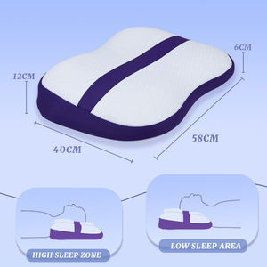 4D alto supporto rimovibile lavabile alto rimbalzo Vermicelli polimero aria nido Poe materiale cuscino per il collo - Product Image 2