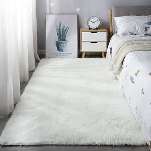 Rectangle blanc en peau de mouton moelleux, cheveux longs tie dye doux fausse fourrure en peluche moderne <span class=keywords><strong>tapis</strong></span> <span class=keywords><strong>tapis</strong></span> pour salon/ - Product Image 2