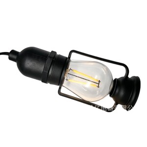<b>Light</b> Strings E27 Led Iron Lamp With Wire <b>Plug</b> Extension Hanging Ceiling - Product Image 2