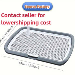 Entrenador de Orinal para Perros Sostenible con Red Extraíble, Fácil de Limpiar, Reutilizable, a Prueba de Salpicaduras, Soporte de Plástico para Almohadillas de Pipí para Perros - Product Image 2