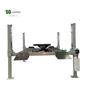Basit İki Katlı Dört Kolon Tek Silindirli Hidrolik 4000kg Kapasiteli Garaj Dikey Araç Park Asansörü Çift Katlı Tasarım 2000mm - Product Image 4