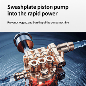 Hidrolavadora Eléctrica Multifuncional de 3000w y 180 bar, Limpiadora de Alta Presión Económica - Product Image 5