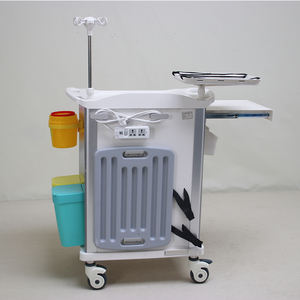 MN-EC005 병원 의료 기록 긴급 카트 ABS 응급 의료 카트 트롤리 서랍 포함 의료용 트롤리 - Product Image 4