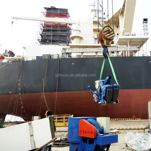 Máquina de chorro de tiro de piso de bajo consumo/máquina de chorro de tiro de cubierta de barco/máquina de limpieza de tiro de placa de acero