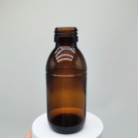 Médecine bon marché de haute qualité 125 ML bouteille en verre de sirop vide pour les boissons médicales cosmétiques