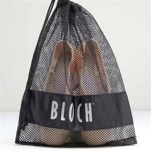 Custom Logo <b>Mesh</b> Drawstring <b>Bag</b> Breathable Sports Storage <b>Bag</b> with Toggle Closure for Shoes Wet Clothes Gym Gear - Product Image 2