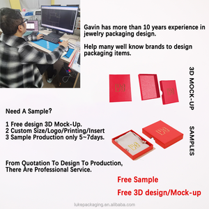 Boîte cadeau de luxe carrée rigide en papier avec logo personnalisé doré pour <span class=keywords><strong>bijoux</strong></span>, emballage haut de gamme pour colliers et bracelets - Product Image 6