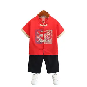 Girls Hanbok Boys Dress Ancient Tang Baby Children's Summer Chinese Style Performance Suit Set