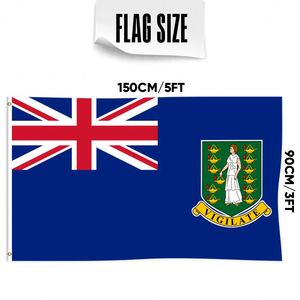 Drapeaux des <span class=keywords><strong>Îles</strong></span> Vierges <span class=keywords><strong>britanniques</strong></span> en polyester 3x5 pieds en gros, personnalisables pour toutes les nations, livraison rapide, fournisseur fiable, livraison rapide - Product Image 3
