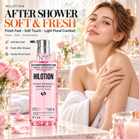Gel Douche Botanique aux Acides Aminés Marque Blanche OEM, 485ml Parfum Rose, Lavant Corporel Hydratant, Soulage la Sécheresse, Nettoyant Doux pour la Peau