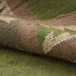 Tapis décoratif géométrique en laine Kilim fait à la main durable pour la maison, le bureau et la chambre à coucher. - Product Image 6